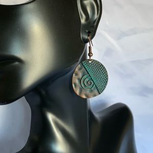 3/$10 Boho Round Textured Earrings